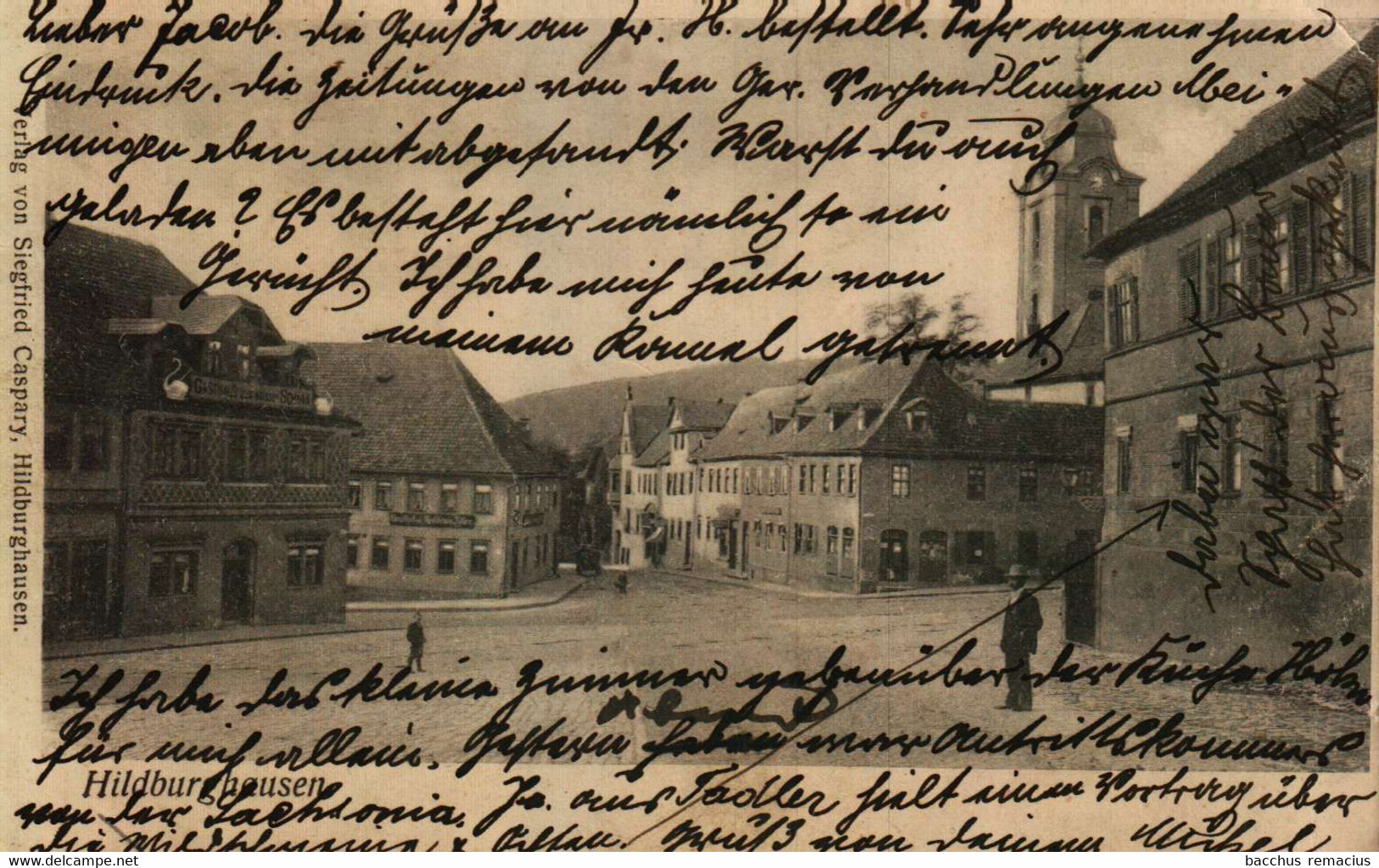 HILDBURGHAUSEN Von Hildburghausen Am 2.11.1904 über Ettelbruck Nach Michelau Verschickt + Am 3.11.1904 Angekommen(1 Mal) - Ettelbruck