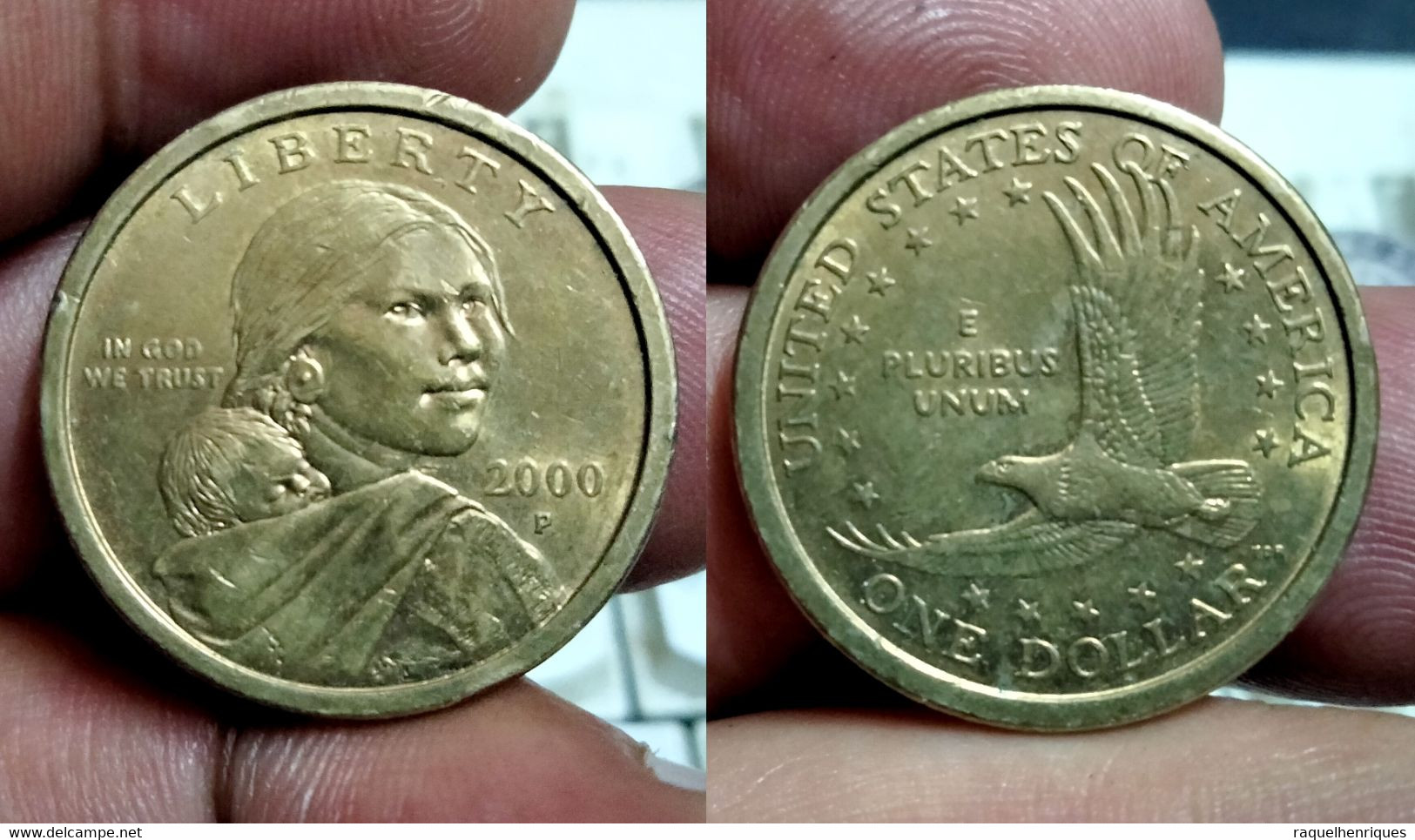 SACAGAWEA USA COIN ONE DOLLAR 2000 P (CX#01-250) - 2000-…: Sacagawea