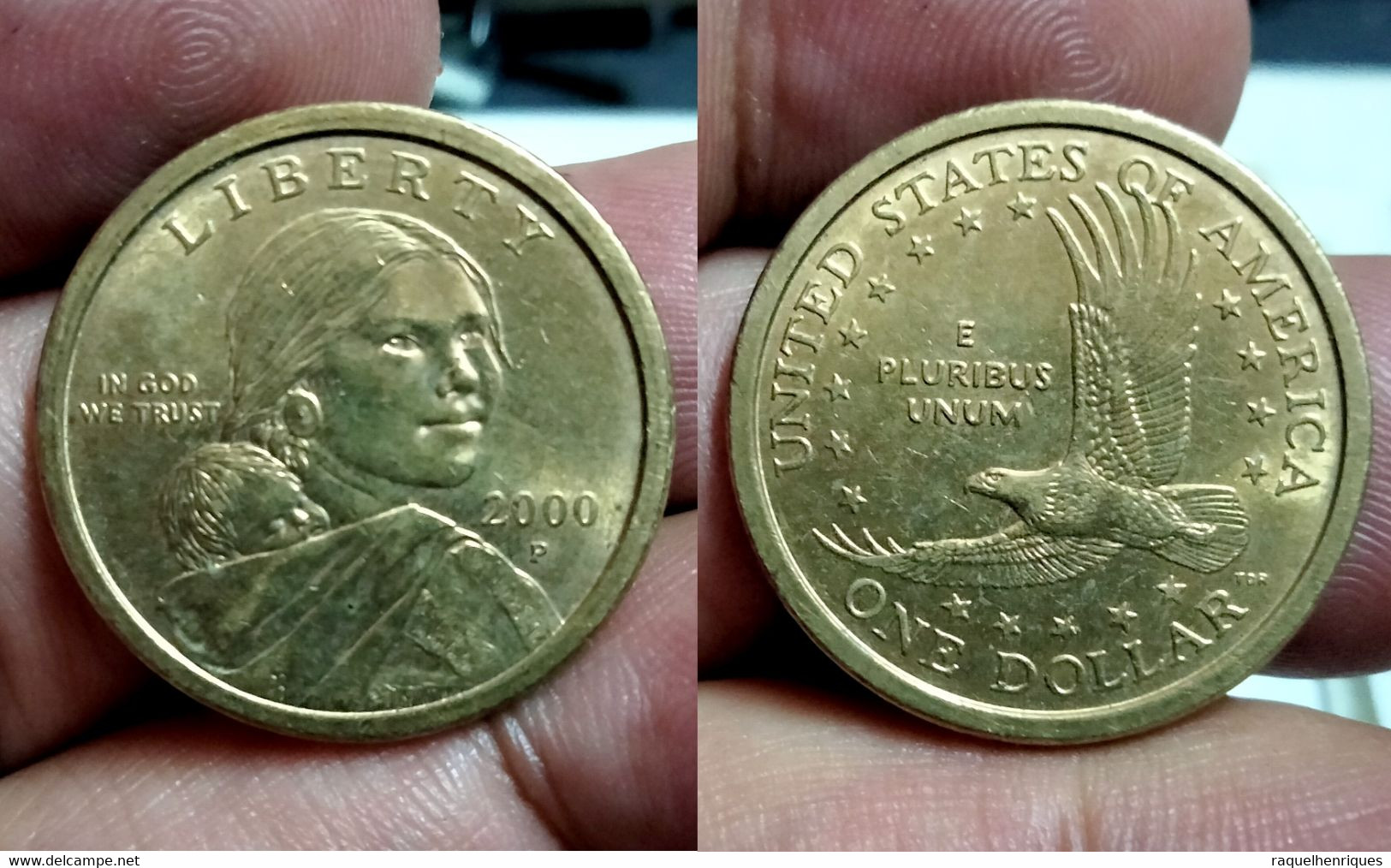 SACAGAWEA USA COIN ONE DOLLAR 2000 P (CX#01-251) - 2000-…: Sacagawea