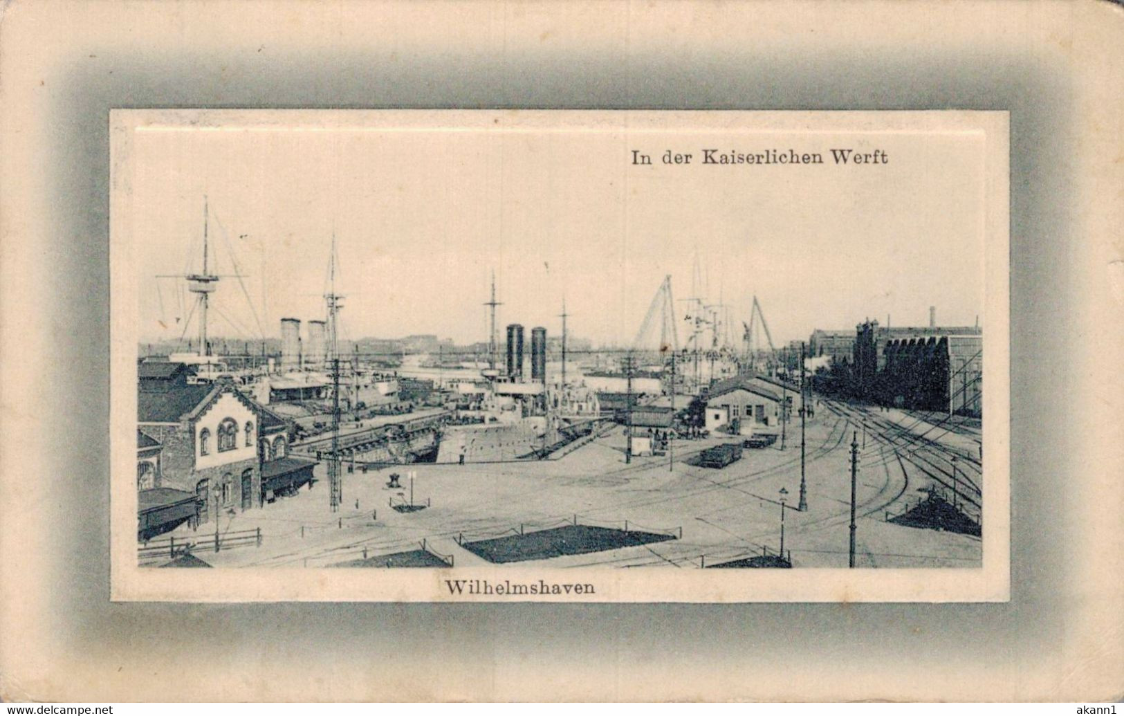 80003- Prägedruck Wilhelmshaven In Der Kaiserlichen Werft 1911 - Wilhelmshaven