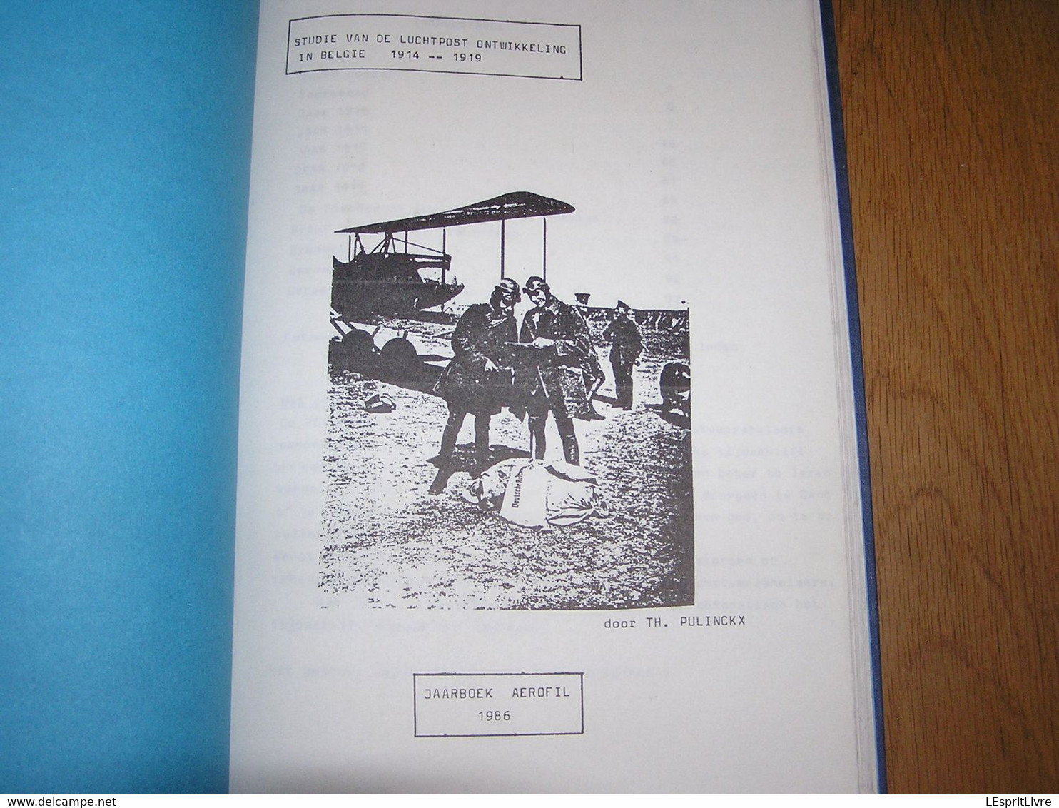 STUDIE VAN LUCHTPOST ONTWIKKELING IN BELGIE 1914 1918 Oorlog Marcophilie Philatélie Cachets Airmail Avion Aéropostale - Belgien