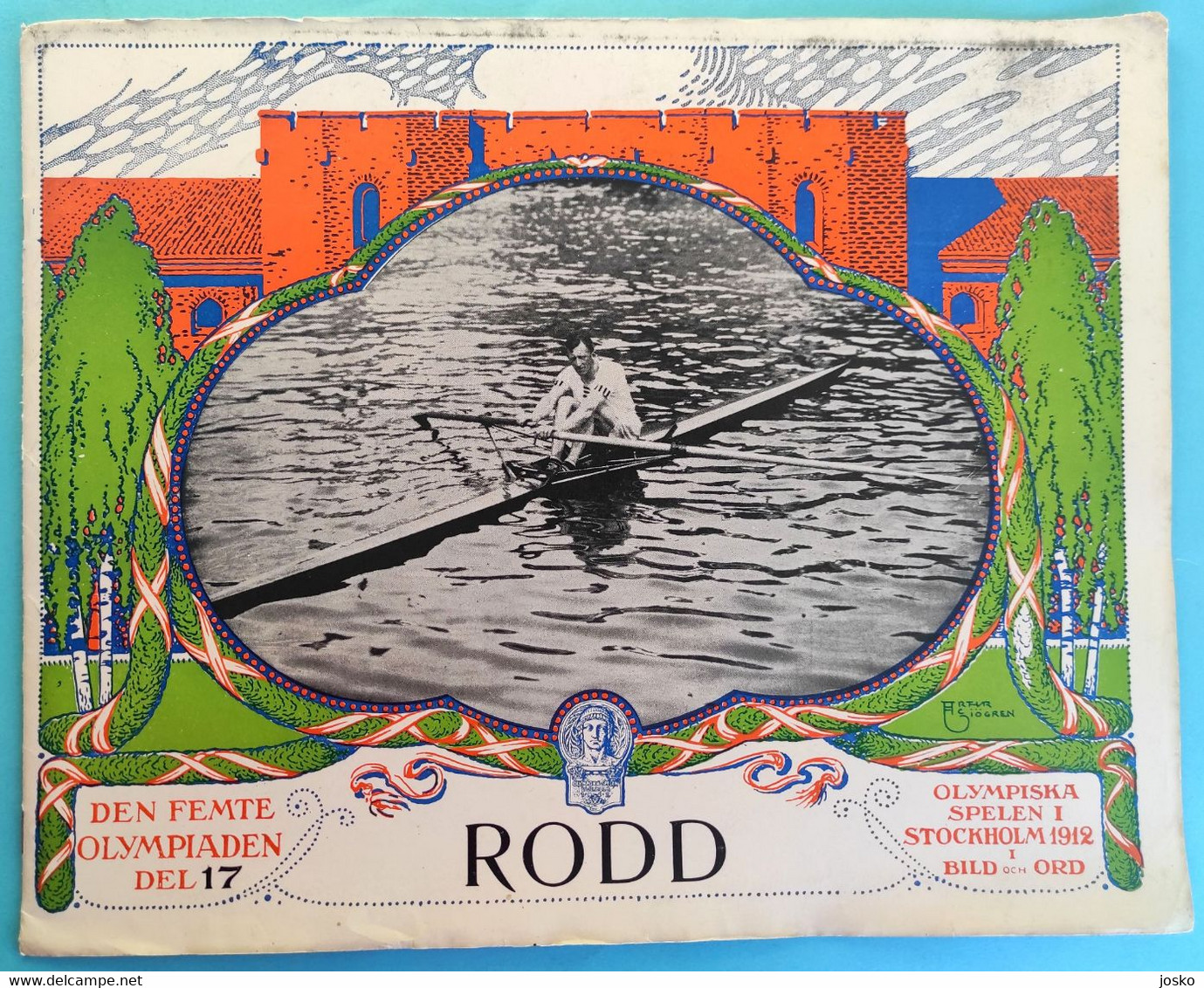 OLYMPIC GAMES STOCKHOLM 1912 * ROWING * Old Programme * Aviron Rudersport Rudern Rudernd Ruder Remo Remare Canottaggio - Libri