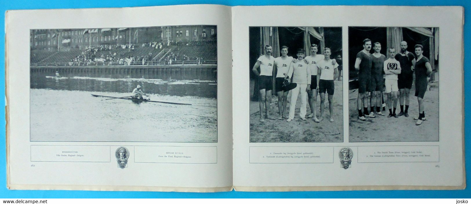 OLYMPIC GAMES STOCKHOLM 1912 * ROWING * old programme * aviron rudersport rudern rudernd ruder remo remare canottaggio