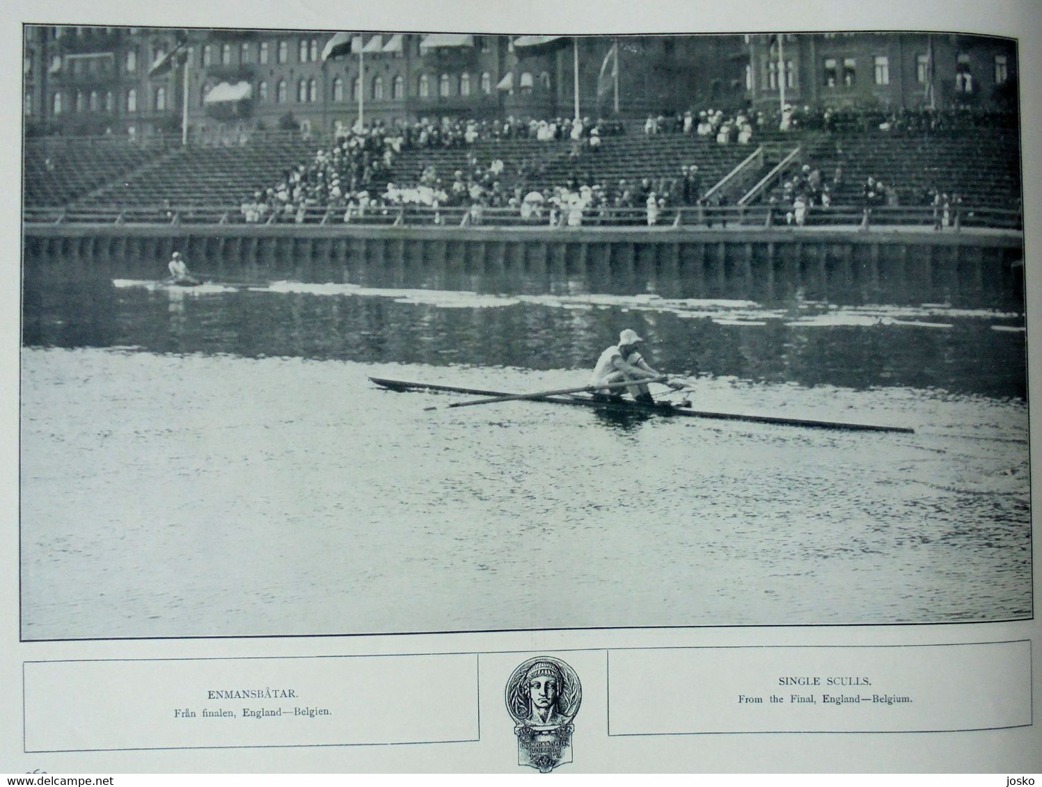 OLYMPIC GAMES STOCKHOLM 1912 * ROWING * old programme * aviron rudersport rudern rudernd ruder remo remare canottaggio