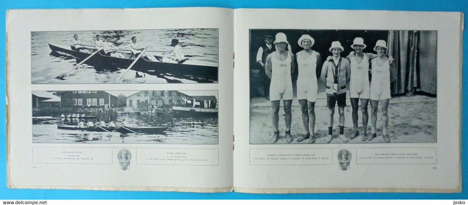 OLYMPIC GAMES STOCKHOLM 1912 * ROWING * old programme * aviron rudersport rudern rudernd ruder remo remare canottaggio