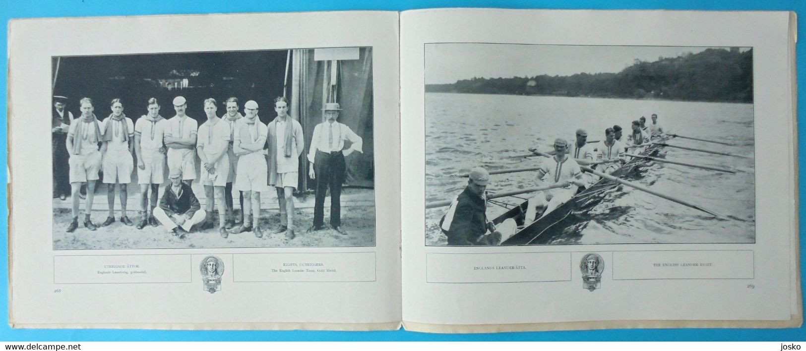 OLYMPIC GAMES STOCKHOLM 1912 * ROWING * old programme * aviron rudersport rudern rudernd ruder remo remare canottaggio