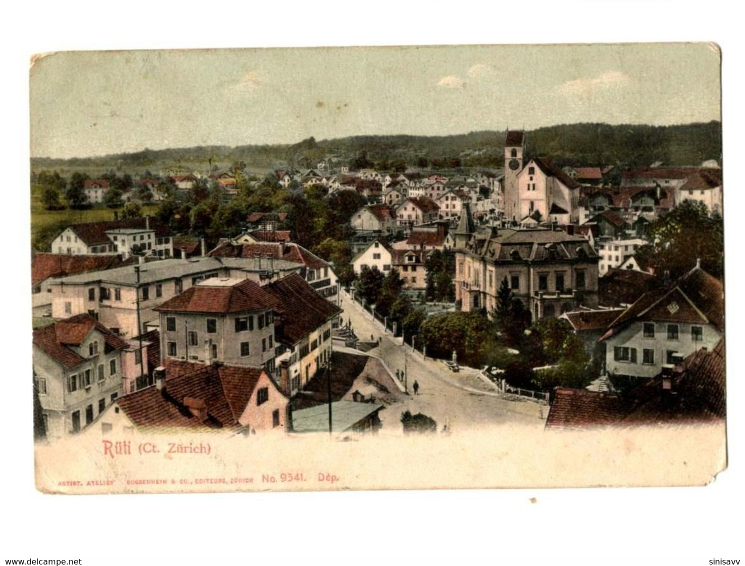 Ruti - Rüti - Canton De Zurich - Suisse 1908 - Rüti