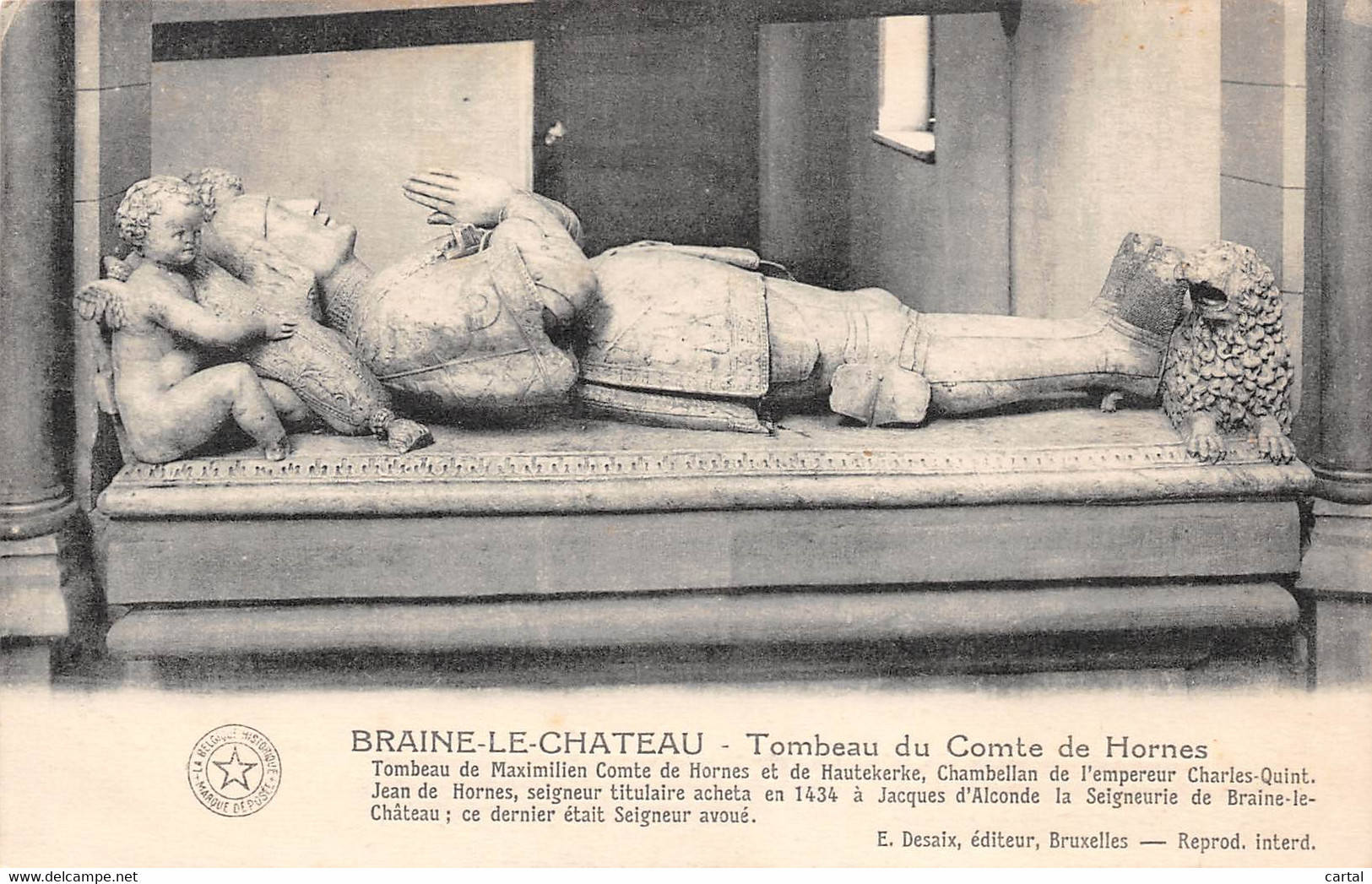 BRAINE-LE-CHATEAU - Tombeau Du Comte De Hornes - Braine-le-Chateau