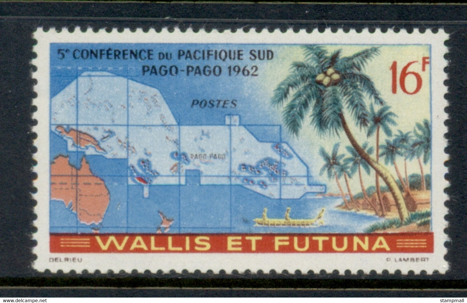 Wallis & Futuna 1962 South Pacific Conference MUH - Unused Stamps