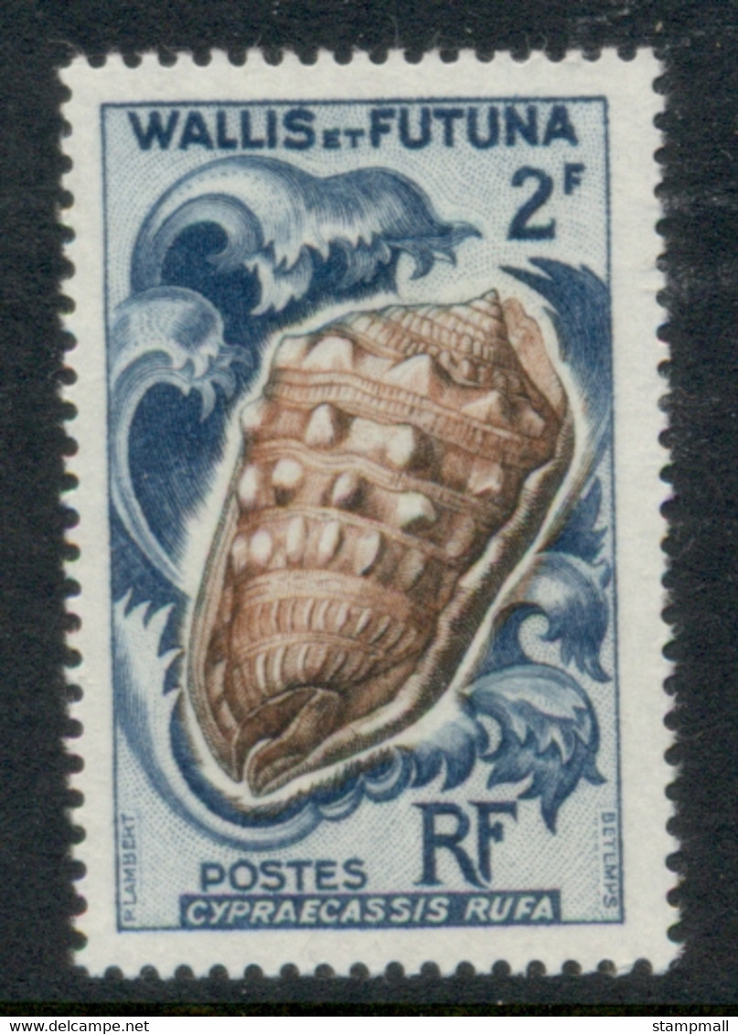 Wallis & Futuna 1962-63 Seashells 2f MUH - Ungebraucht