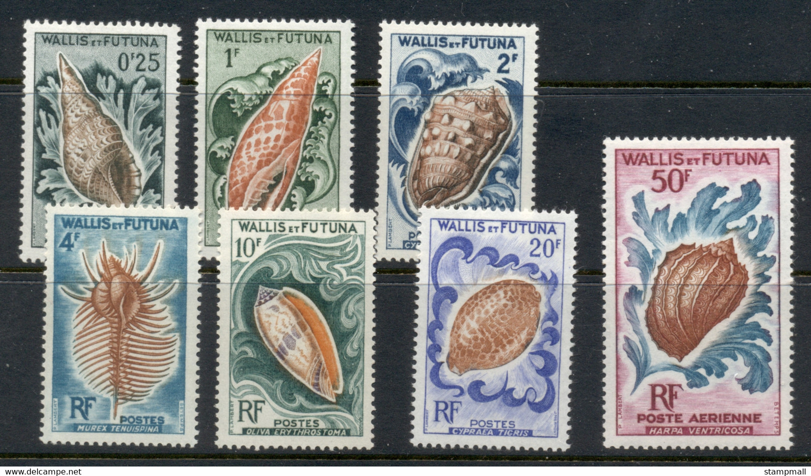 Wallis & Futuna 1962-63 Seashells MLH/MUH - Unused Stamps