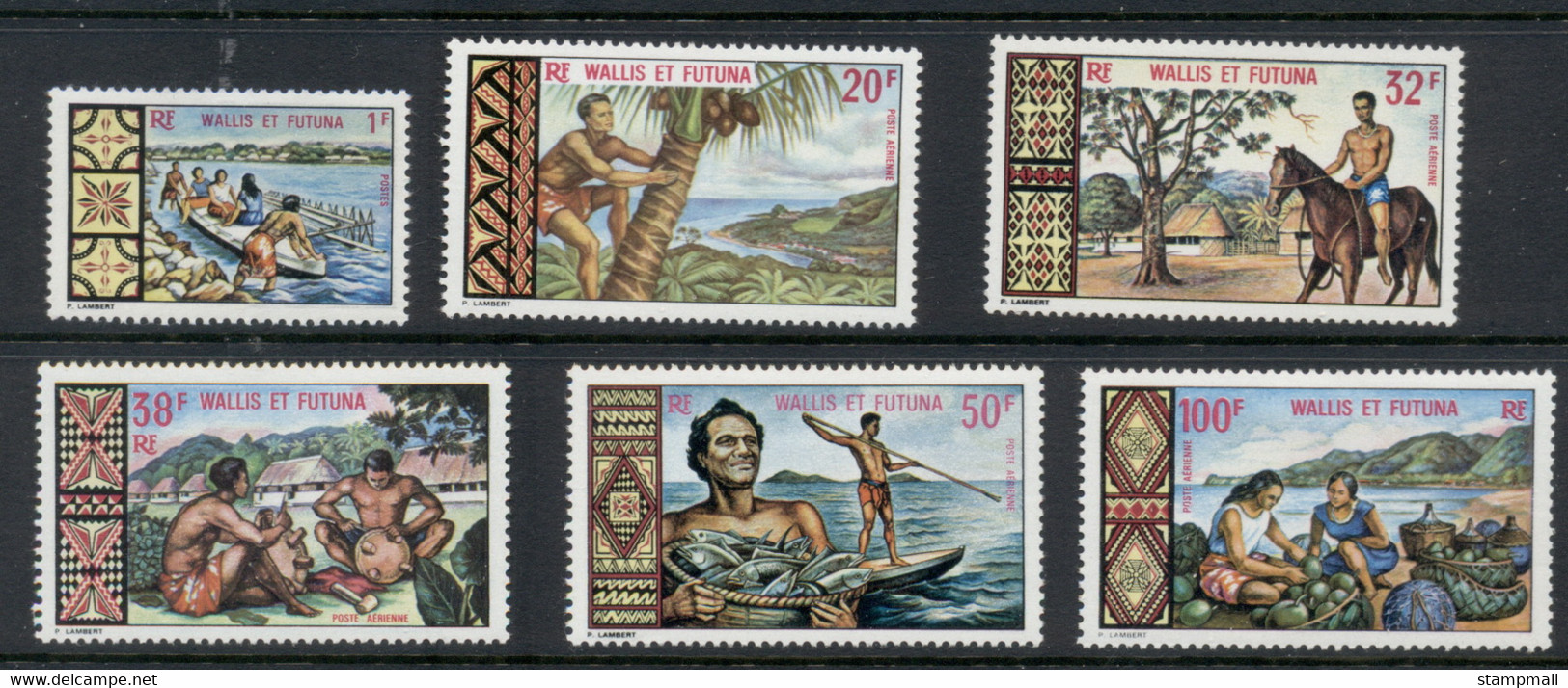 Wallis & Futuna 1969 Pictorials Island Life MLH - Nuovi