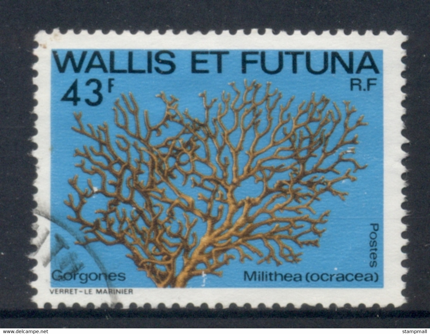 Wallis & Futuna 1979 Marine Life 43f FU - Usados