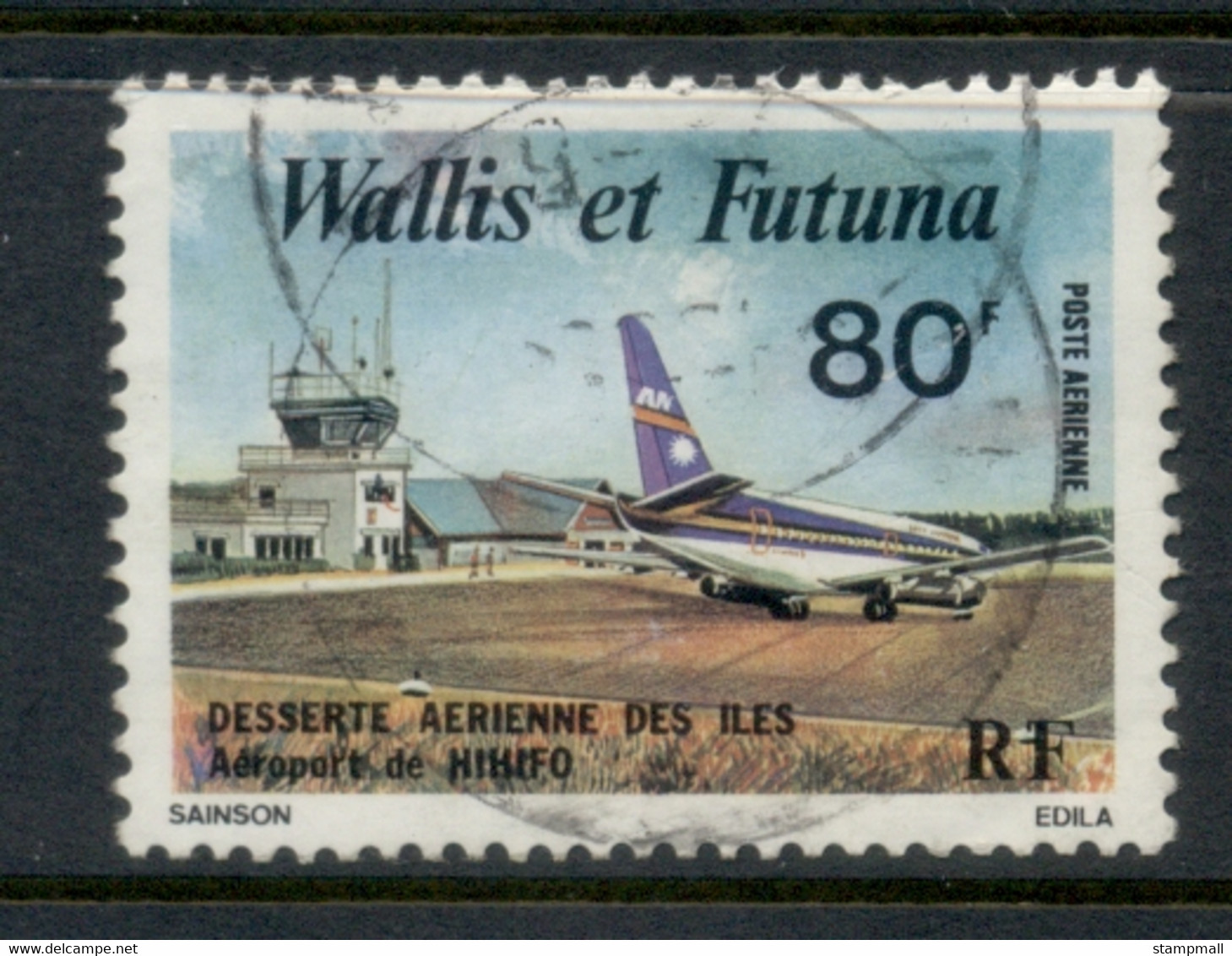 Wallis & Futuna 1979 Plane 80f FU - Gebraucht