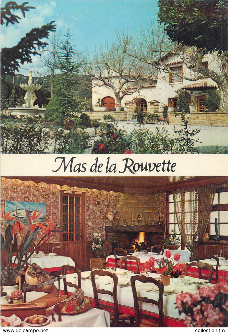 CPSM FRANCE 30 "Rochefort Du Gard, Hôtel Restaurant Mas De La Rouvette" - Rochefort-du-Gard