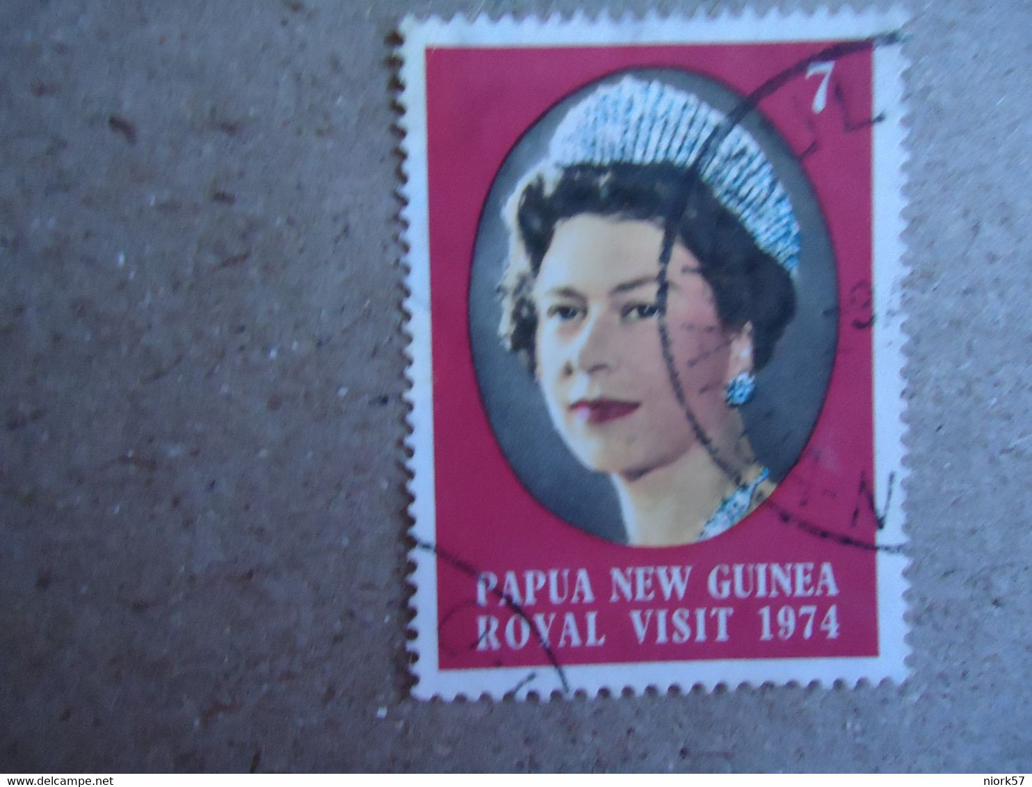 PAPUA NEW GUINEA  USED    STAMPS  QUEEN  ROYAL VISIT - Rapa Nui