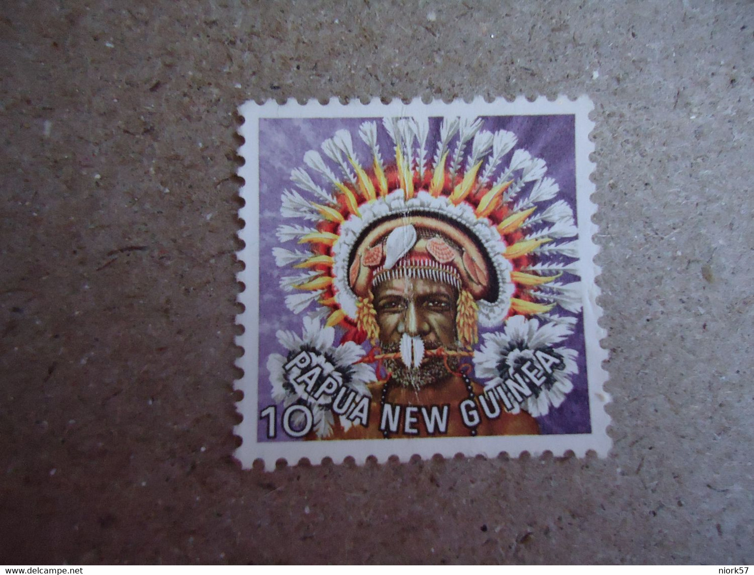 PAPUA NEW GUINEA  USED    STAMPS  PEOPLES  MASK - Rapa Nui (Easter Islands)