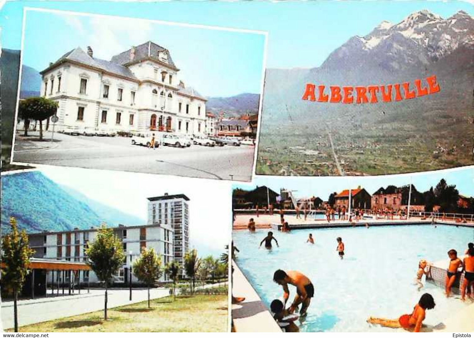 ►     CPSM   Alberville  Pèle Mèle 1980 - Albertville