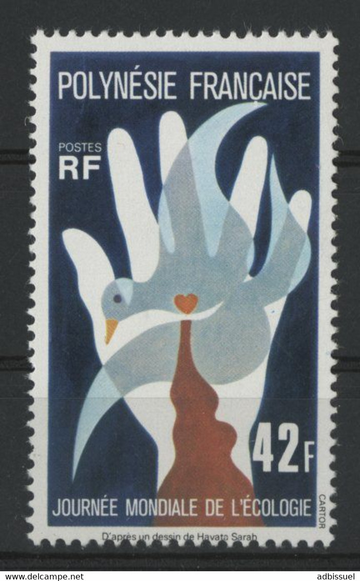 POLYNESIE FRANCAISE N° 109 Neuf Sans Gomme (*) MNG Tb "Journée Mondiale De L'Ecologie" - Unused Stamps