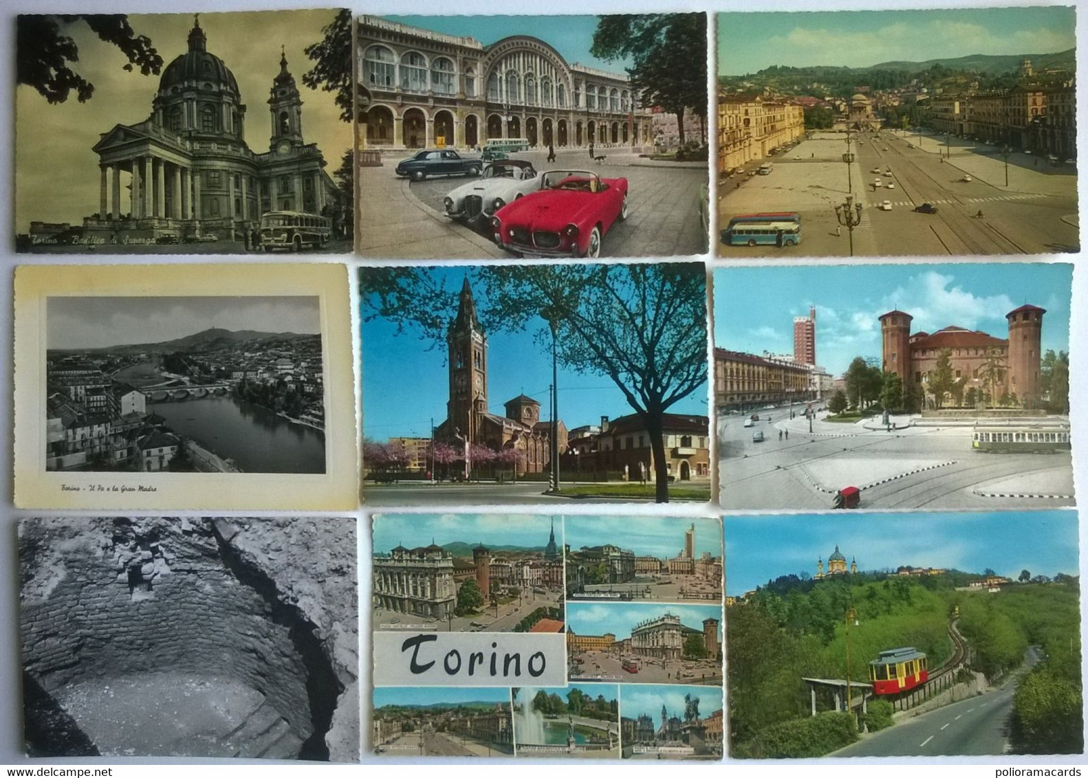 Torino - Lotto Di 193 Cartoline (54 B/n) Viaggiate E Non - Collezioni & Lotti