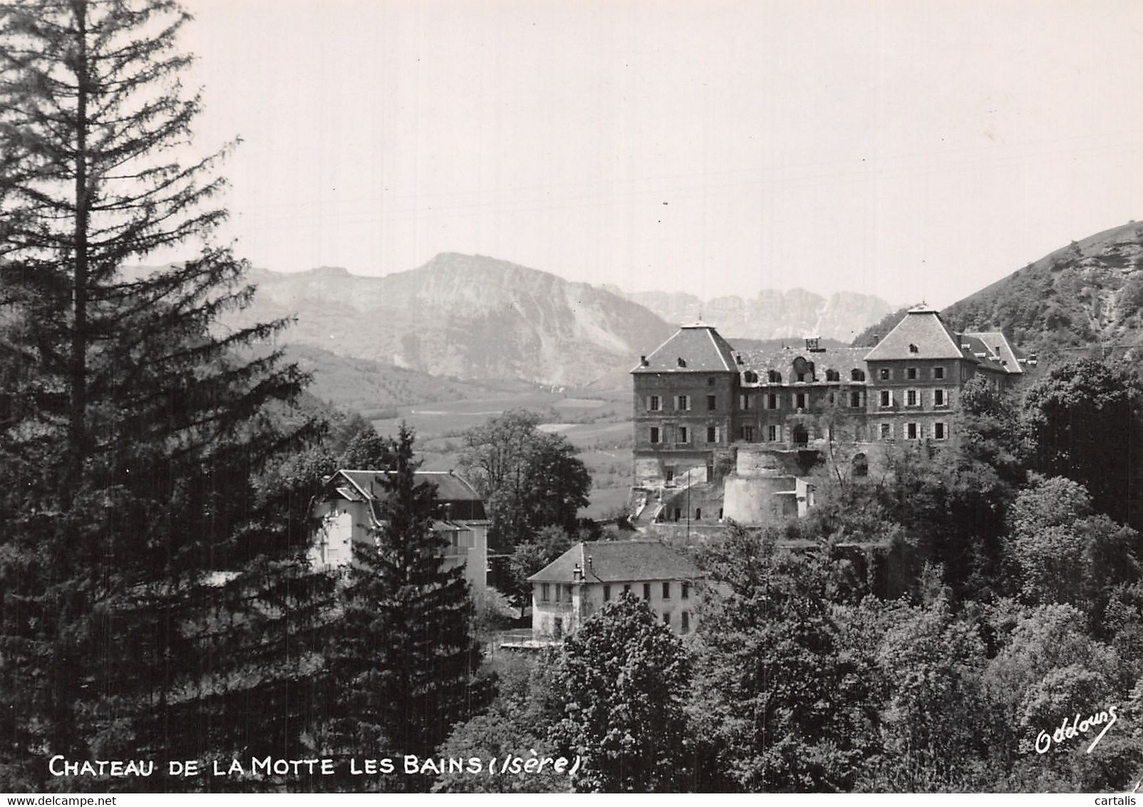 38-LE CHATEAU DE LA MOTTE LES BAINS -N°C-4336-C/0235 - Other & Unclassified