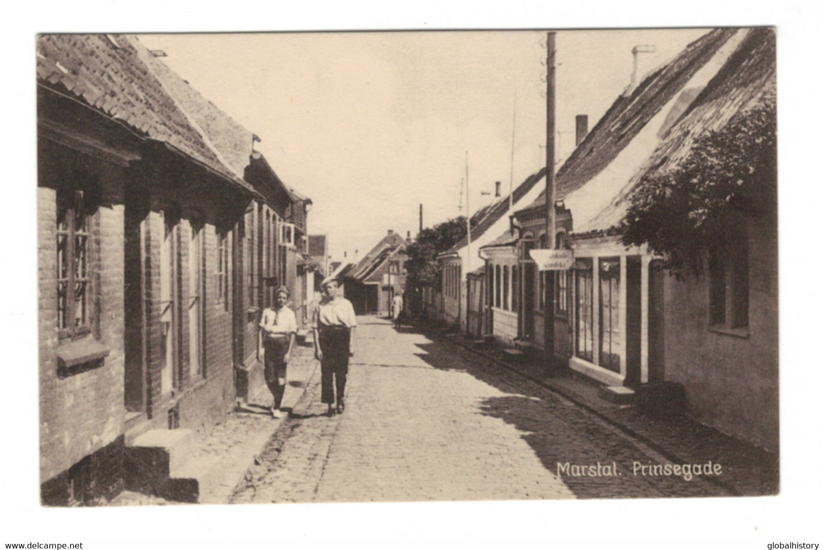 DG1948 - DENMARK - MARSTAL - PRINSEGADE - STREET SCENE - Denemarken