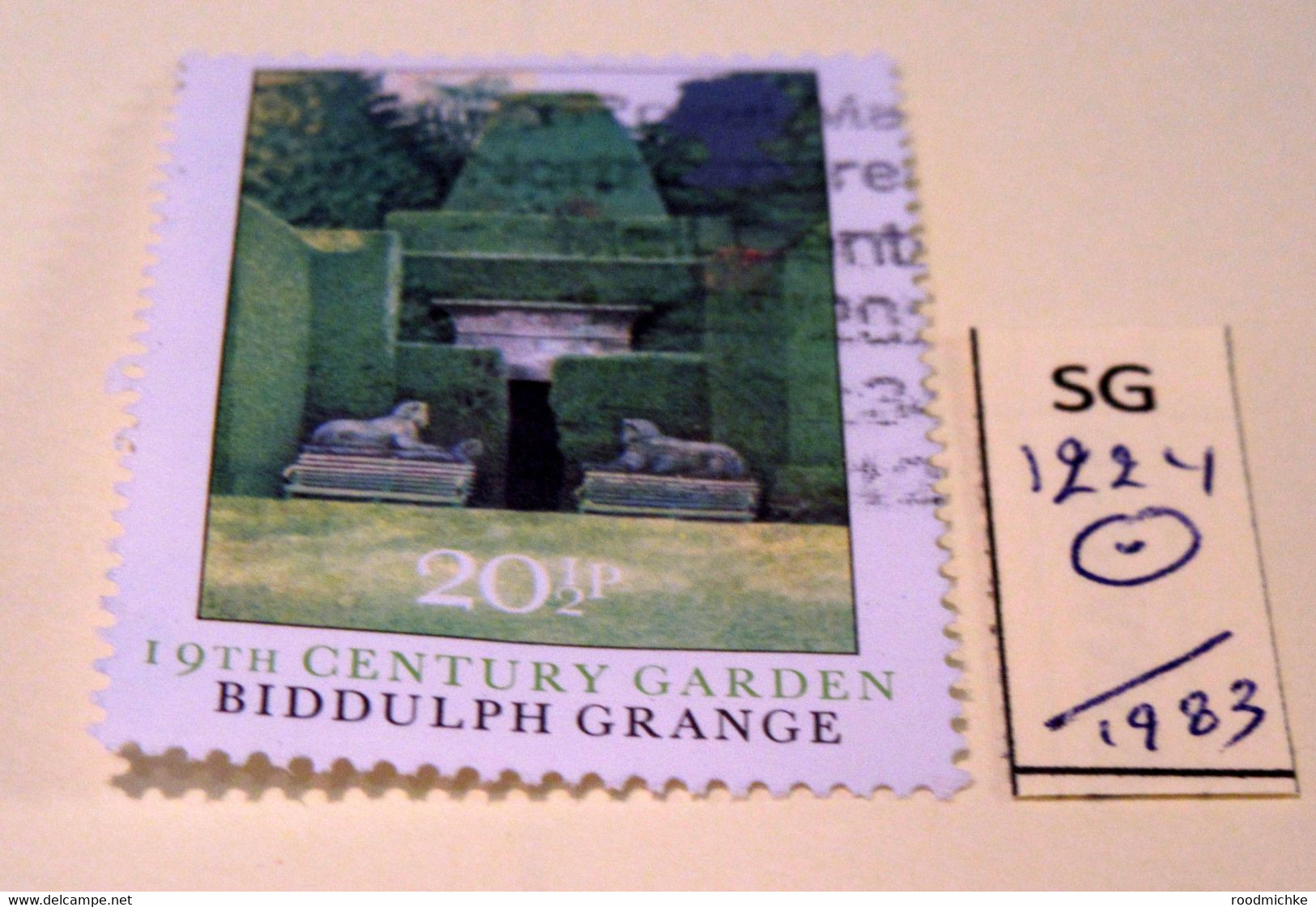 QU2 BRITISH GARDENS 20 1/2 P SG1224  USED - Ohne Zuordnung