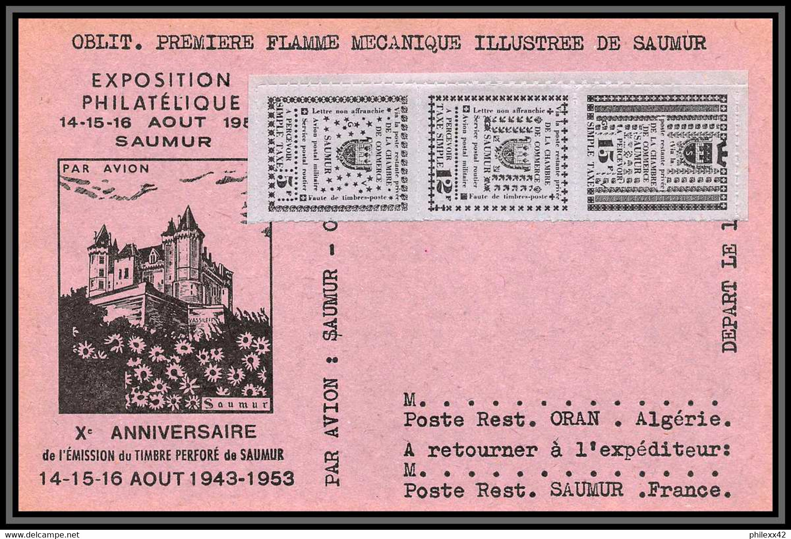 Depart 1 Euro Collection De Timbres De Grève - Saumur 1953 Bel Ensemble Cote +/- 1000 Euros - France - Other & Unclassified
