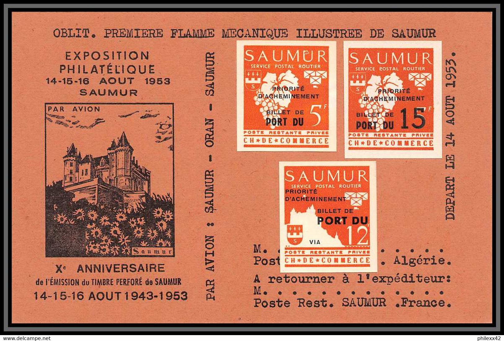 Depart 1 Euro Collection De Timbres De Grève - Saumur 1953 Bel Ensemble Cote +/- 1000 Euros - France - Other & Unclassified