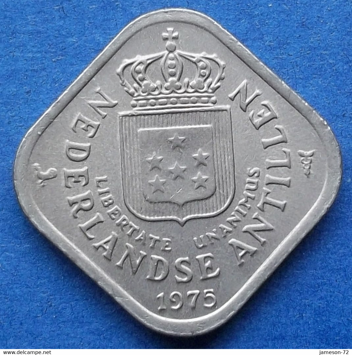 NETHERLANDS ANTILLES - 5 Cents 1975 KM# 13 Juliana (1948-1980) - Edelweiss Coins - Antilles Néerlandaises