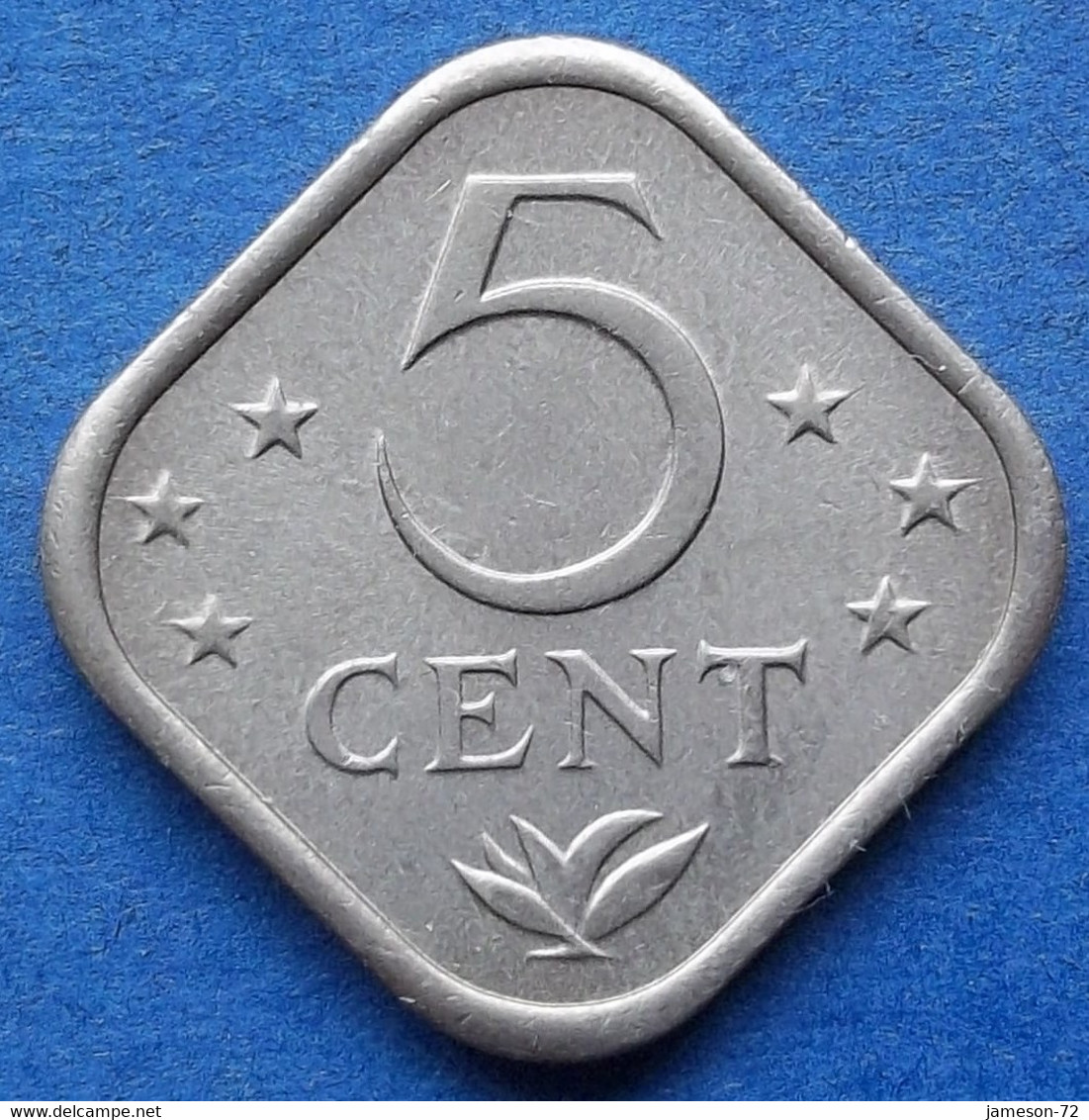 NETHERLANDS ANTILLES - 5 Cents 1975 KM# 13 Juliana (1948-1980) - Edelweiss Coins - Niederländische Antillen