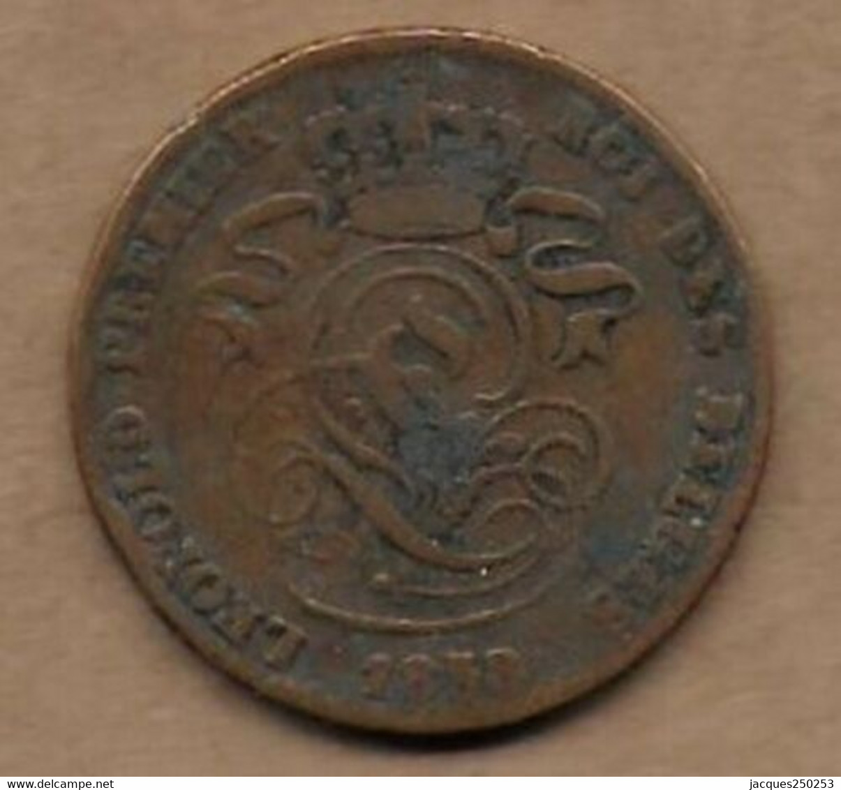 2 Centimes Léopold I 1858 FR - 2 Centimes