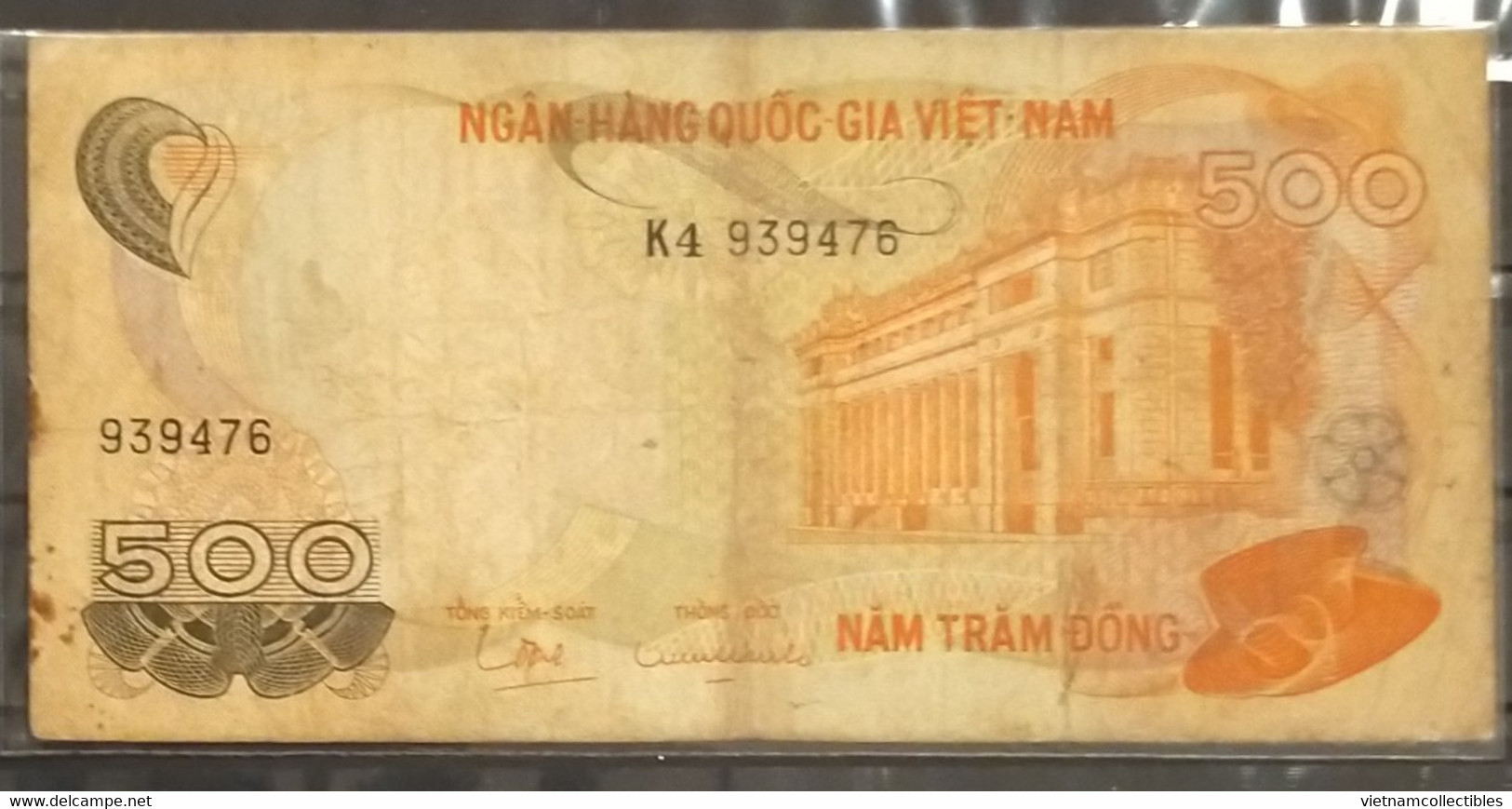 South Viet Nam Vietnam 500 Dông VF Banknote Note 1970 - Pick # 28 / 02 Photo - Vietnam