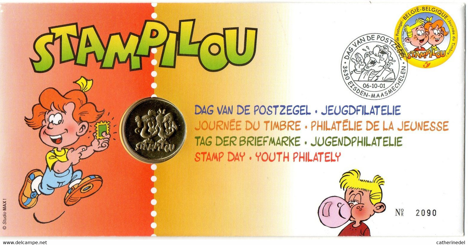 Année 2001 : 3023 - Numisletter : Stampilou - Numisletter