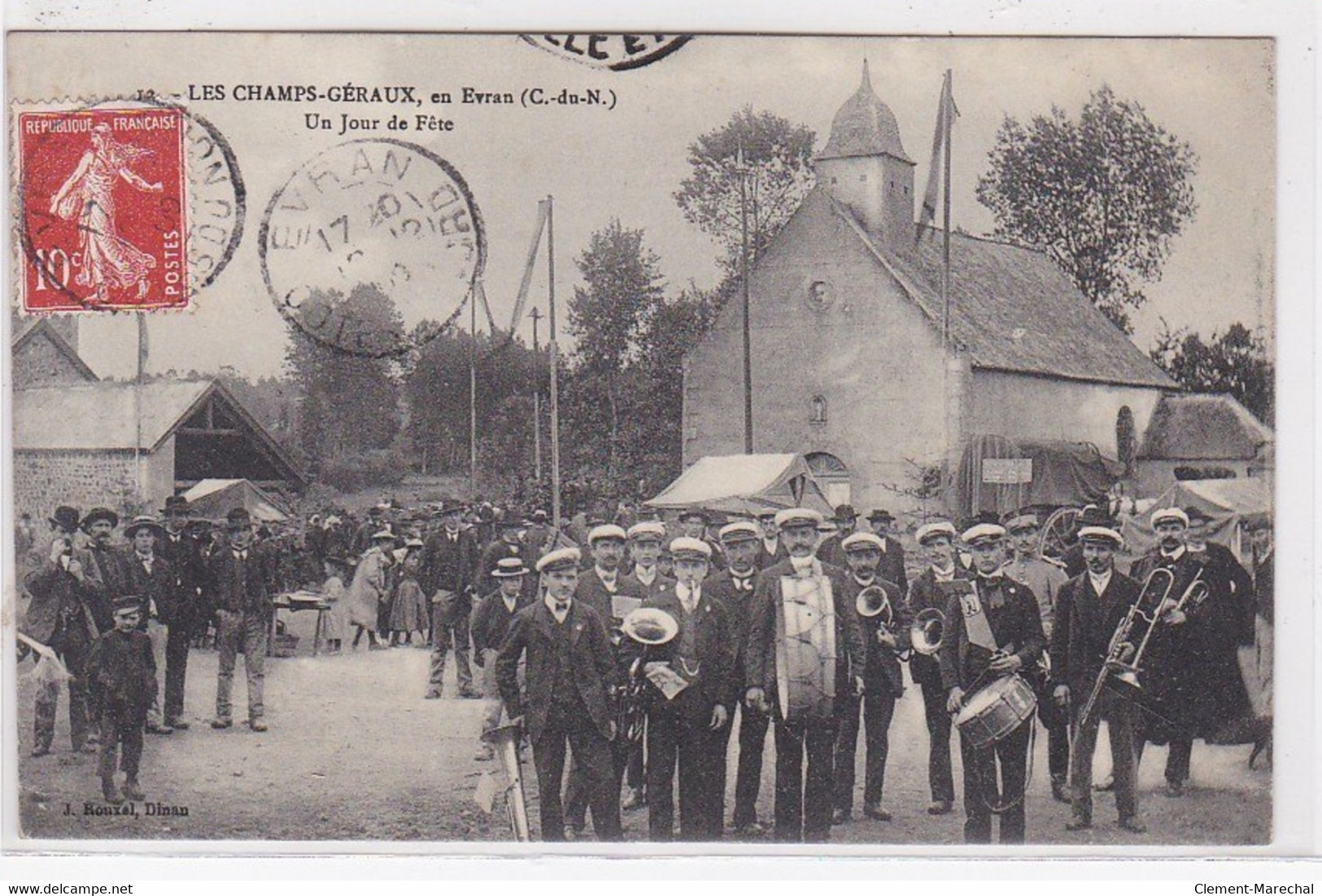 LES CHAMPS GERAUX En EVRAN : Un Jour De Fête (fanfare) - Très Bon état - Altri & Non Classificati