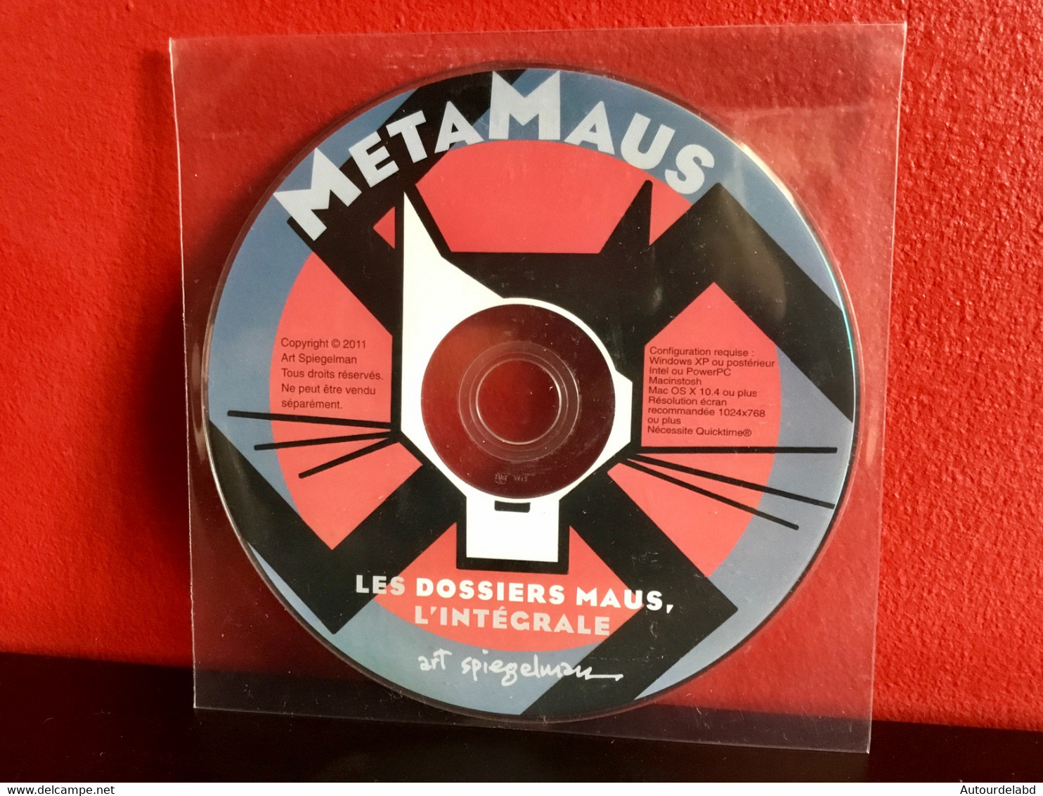 MetaMaus CD-Rom Passionnant Sur La Génèse D'une BD : Maus De Art Spiegelman - Schallplatten & CD