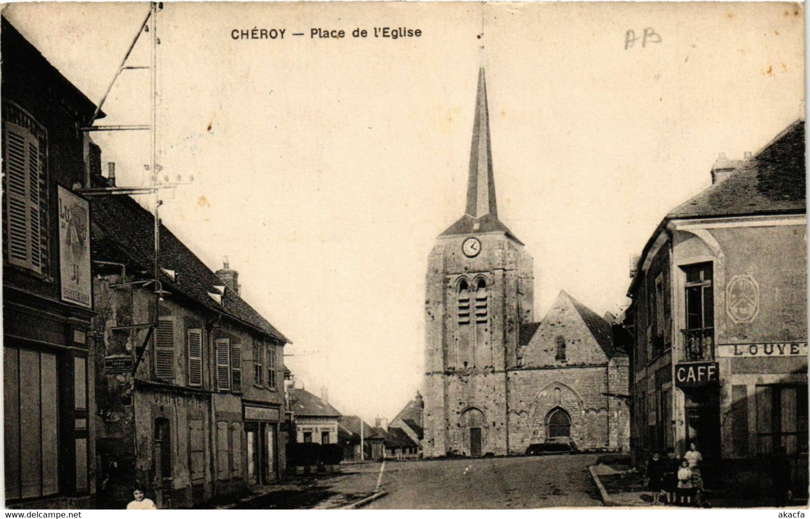 CPA CHÉROY - Place De L'Église (658924) - Chevannes