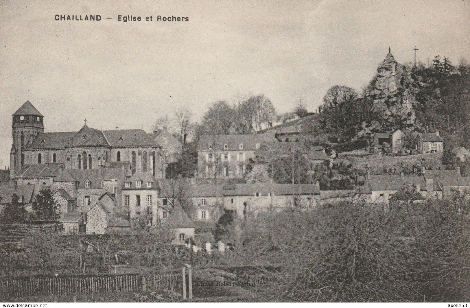 Chailland 53 (4129) Eglise Et Rochers - Chailland