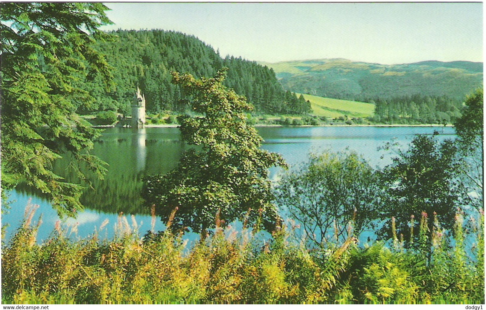 LAKE VYRNWY, POWYS, WALES. UNUSED POSTCARD Jo4 - Montgomeryshire