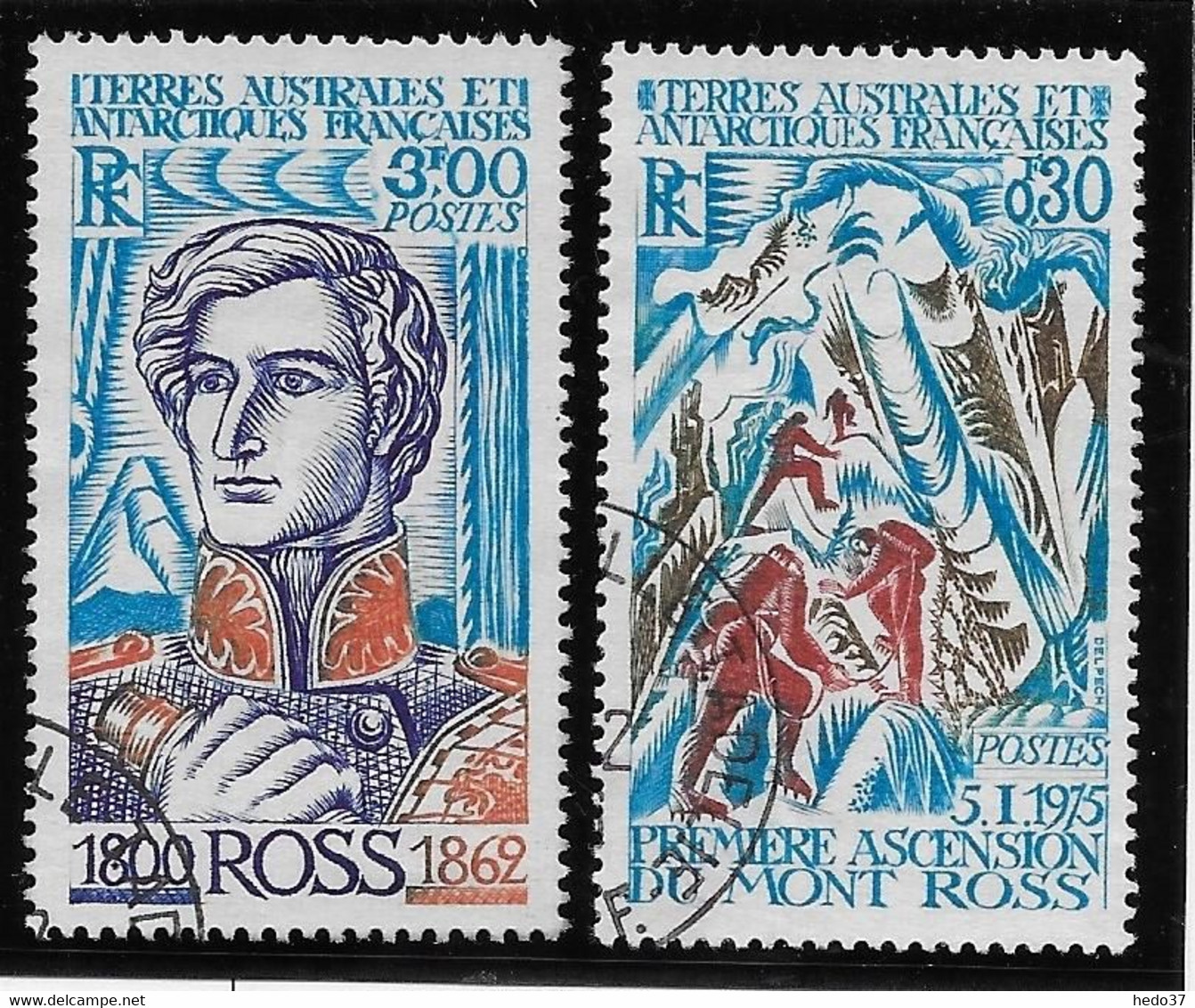 T.A.A.F. N°61/62 - Oblitéré - TB - Used Stamps
