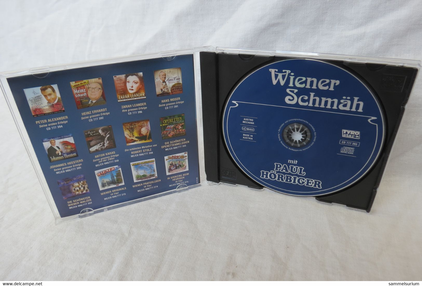CD "Wiener Schmäh" Mit Paul Hörbiger, Hans Moser, Maria Andergast, Peter Alexander U.a. - Otros - Canción Alemana