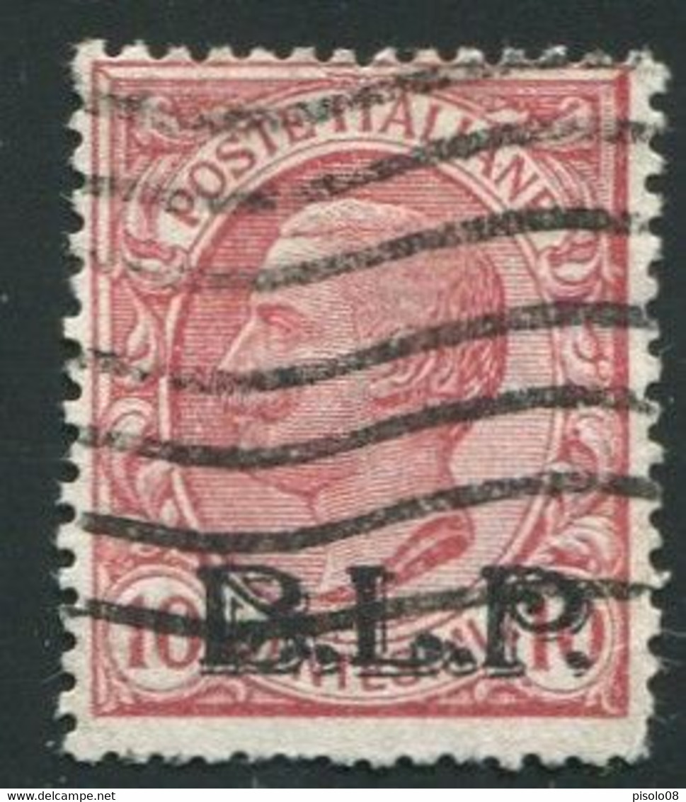 REGNO 1923 B.L.P. 10 C. III TIPO SASSONE N. 13  USATO FIRMATO RAYBAUDI - Timbres Pour Envel. Publicitaires (BLP)