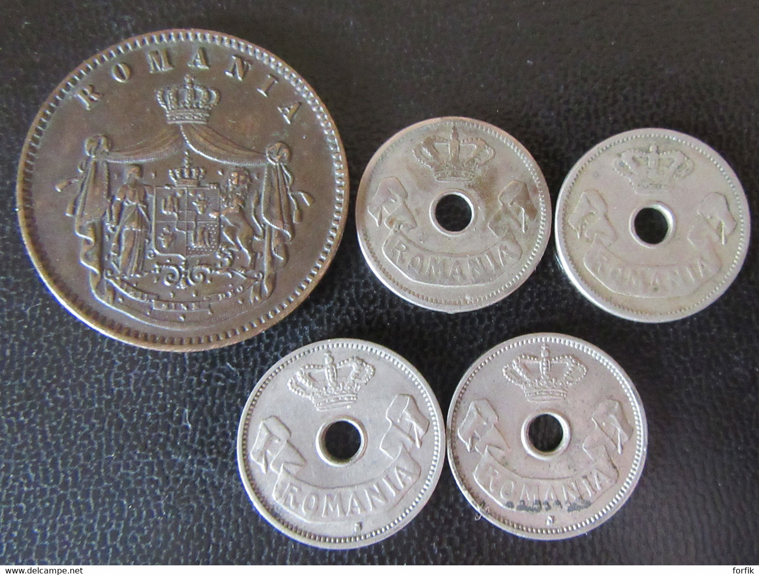 Roumanie / Romania - 5 Monnaies : 10 Bani 1867 + 5 Bani 1905 Et 1906 - Romania