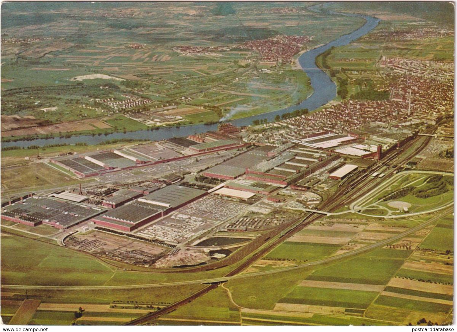 Opel-Werk Rüsselsheim - & Air View, Industry - Ruesselsheim