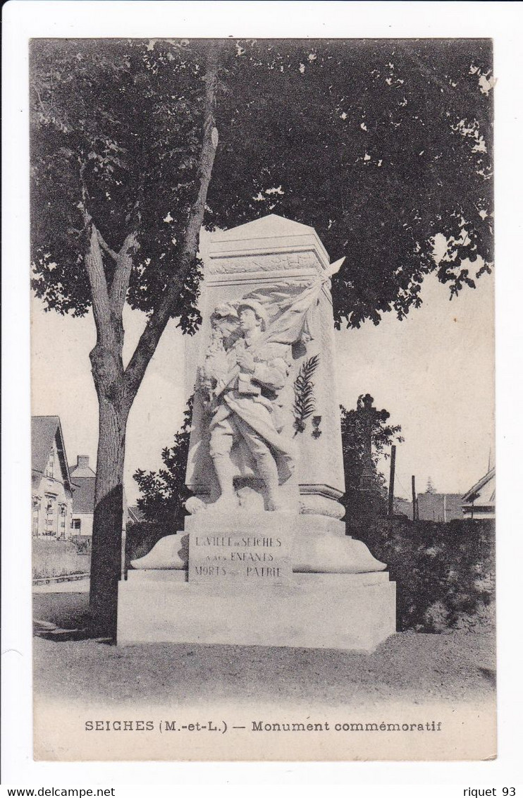 SEICHES - Monument Commémoratif - Seiches Sur Le Loir