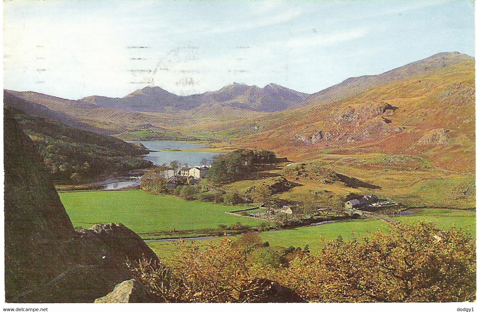 SNOWDON FROM CAPEL CURIG, WALES. USED POSTCARD. Nk3 - Anglesey