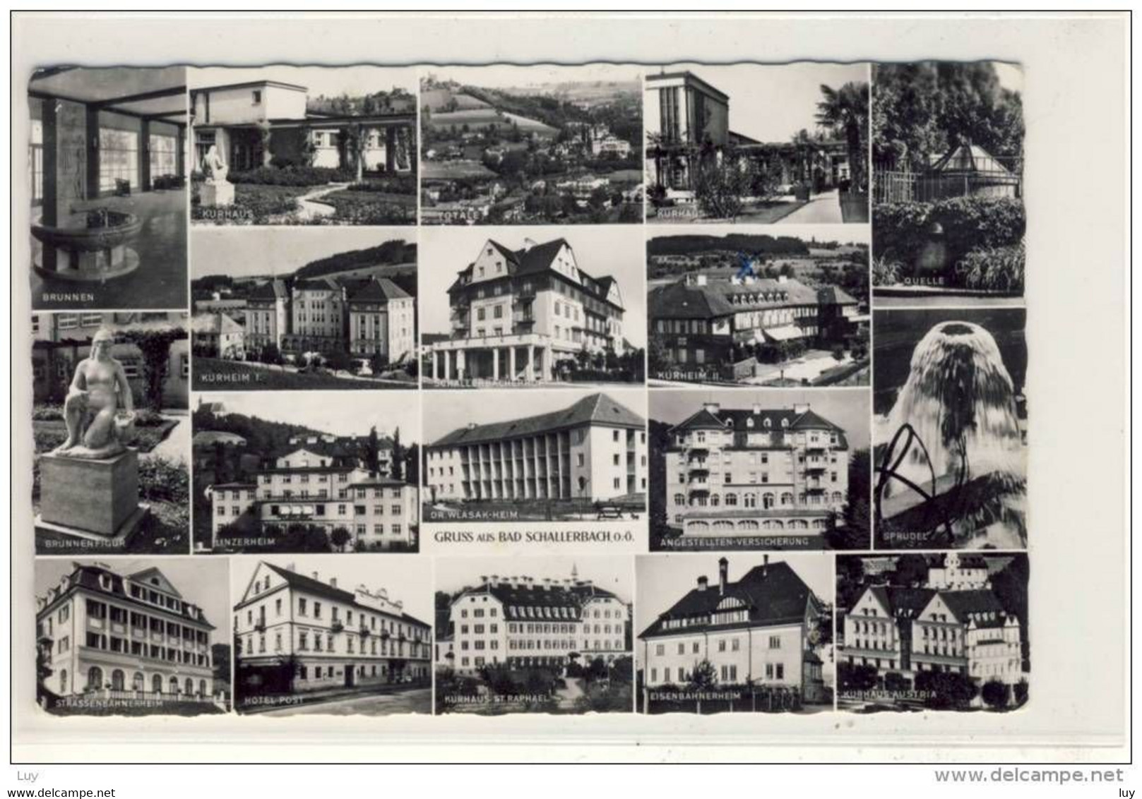 Gruss Aus BAD SCHALLERBACH - S/w  Mehrbildkarte    1963 - Bad Schallerbach