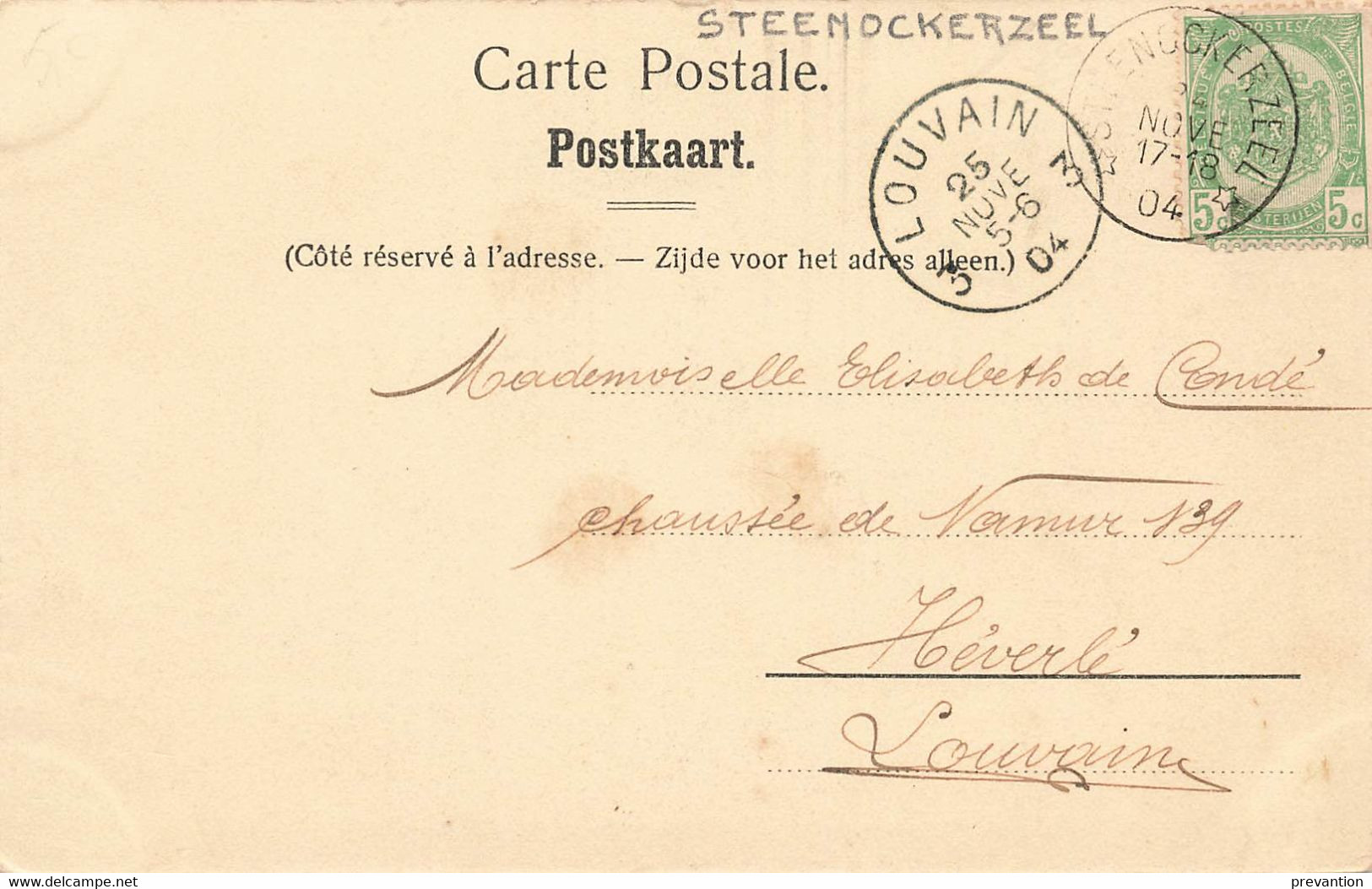 HUMELGHEM - L'Eglise - Carte Circulé En 1904 - Steenokkerzeel