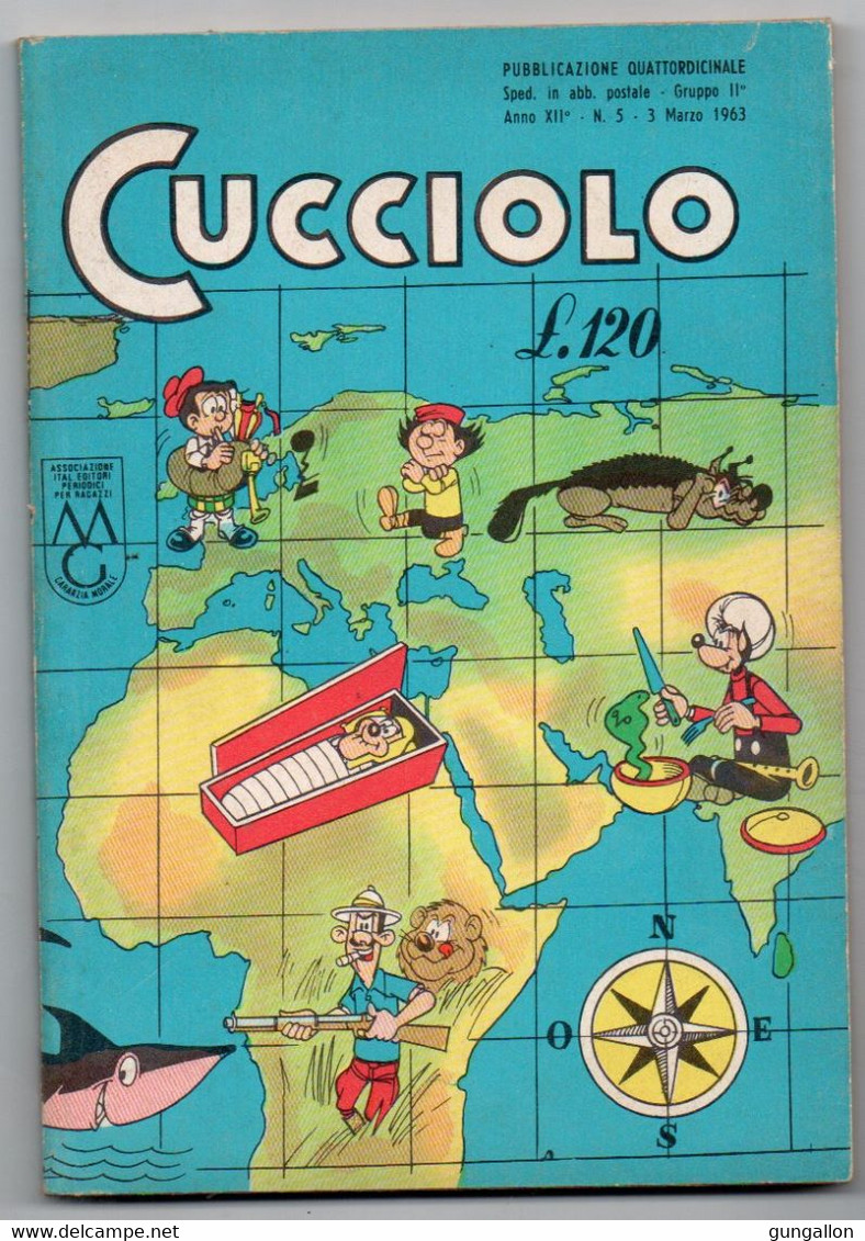 Cucciolo (Alpe 1963)  Anno XII°  N. 5 - Umoristici