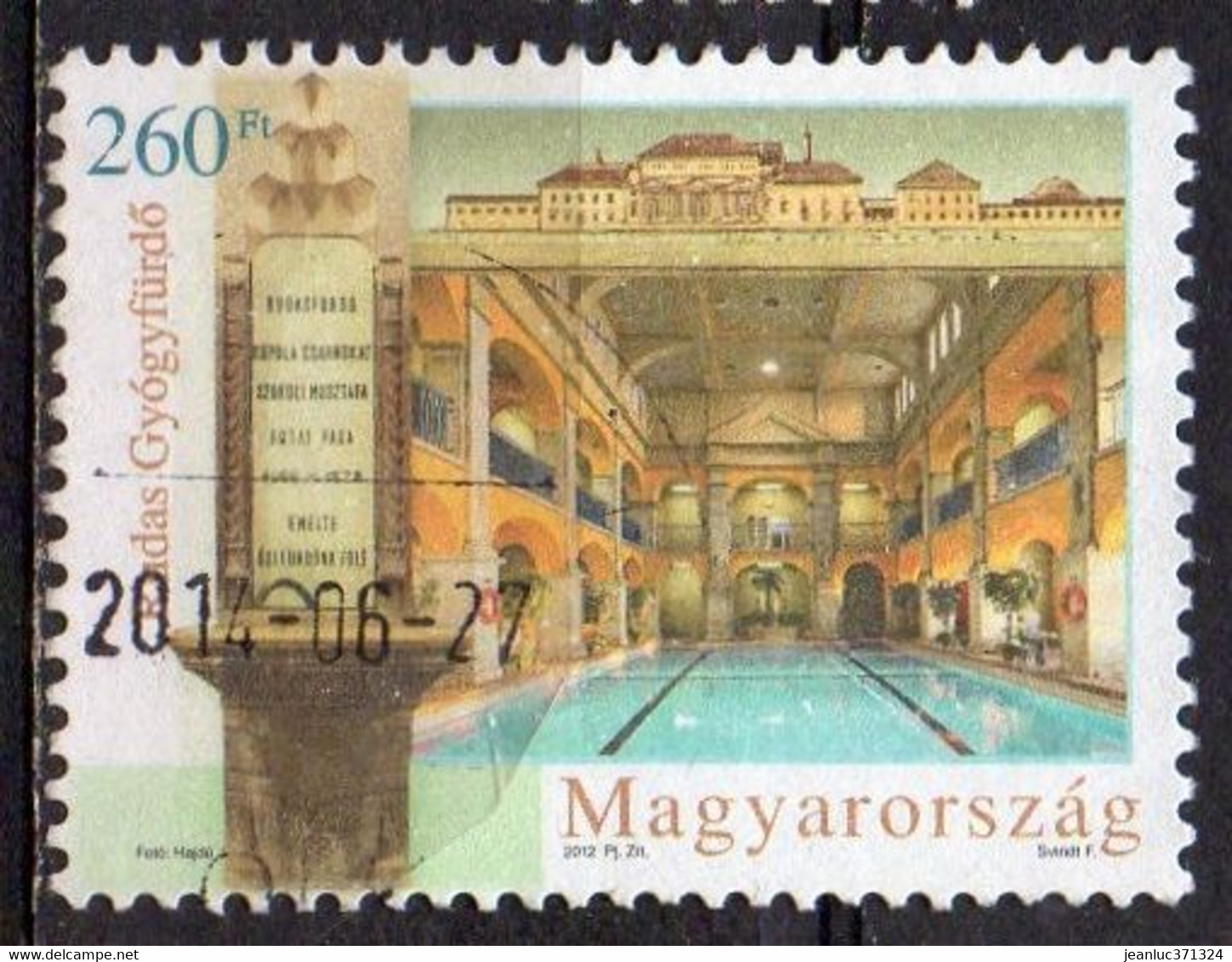 HONGRIE N° 4373 O Y&T 2012 Stations Thermales (Bains De Rudas) - Used Stamps